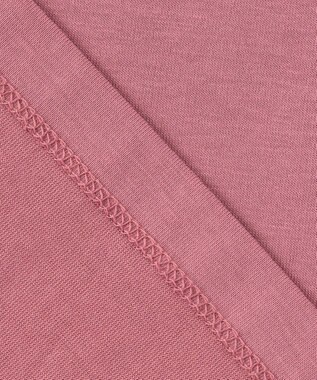 ANY SIS プレーティングジャージーアーモンドスリーブ カットソー ピンク