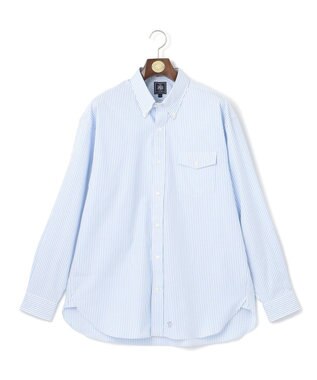 J.PRESS MEN 【J.PRESS ORIGINALS】Pin Oxford B.D. Shirt / Baggy Fit サックスブルー系1