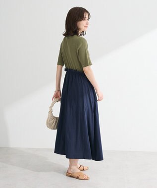 Green Parks ・ＳＵＧＡＲ　ＳＰＯＯＮ半袖リブドッキングワンヒ Charcoal Gray