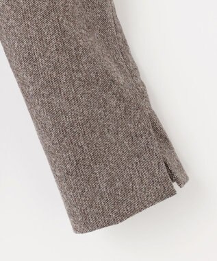 J.PRESS LADIES 【セットアップ対応】ウールストレッチツイード テーラード ジャケット ダークブラウン系