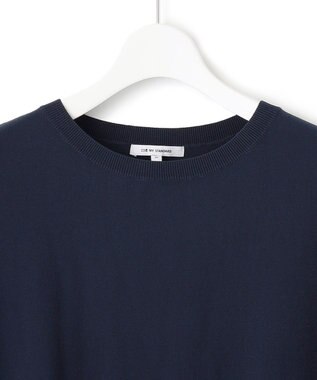 23区 【洗える/好評につき新色追加】レーヨンポリエステルストレッチ プルオーバー ニット ネイビー系