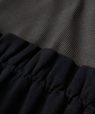 Green Parks ・ＳＵＧＡＲ　ＳＰＯＯＮ半袖リブドッキングワンヒ Charcoal Gray