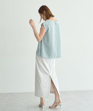 YECCA VECCA ドレープブラウス Mint