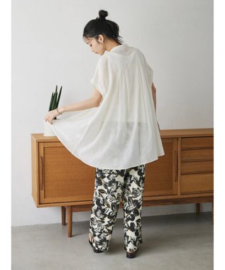 CRAFT STANDARD BOUTIQUE ウ゛ィンテージボイルタックチュニック Off White