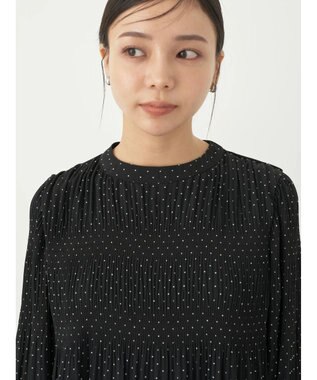 earth music&ecology マジョリカプリーツブラウス Dot