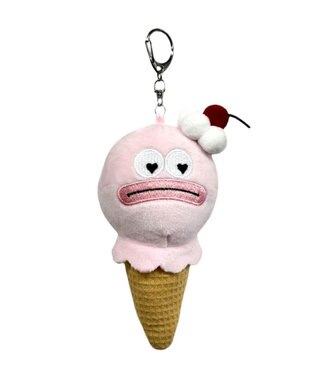 WEGO 激うま！アイスクリームモンスターぬいぐるみキーホルダー ピンク