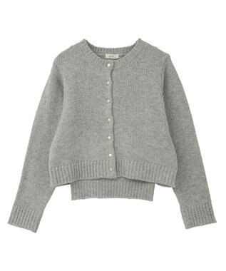 earth music&ecology 【セット2点】SET2点フラワースパンコールカーデ＋ビスチェ Gray Mixture