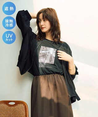 YECCA VECCA 【UVカット/接触冷感/遮熱】COOL5分袖MA-1