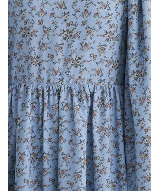 Green Parks ・Ｐｅｔｉｔ　Ｆｌｅｕｒ　フラワーｐｔワンピース Sax