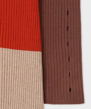 Paul Smith レース カラーブロック ワンピース レッド