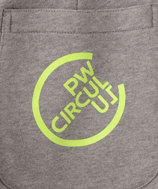 PW CIRCULUS 【MEN】アスレジャー 裏毛 サイドプリント ジョガーパンツ ライトグレー系