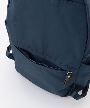 LA BAGAGERIE 【MONICA】サイドジップリュックサック ネイビー