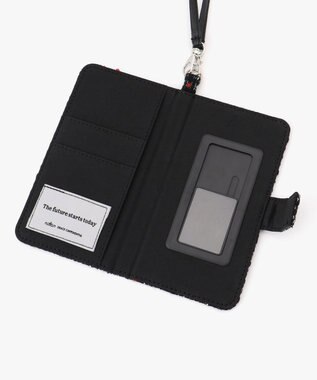 GRACE CONTINENTAL Fabricスマホケース グレー