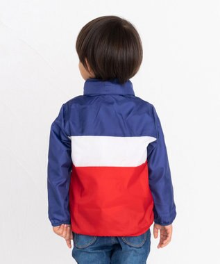 MIKI HOUSE HOT BISCUITS 【80-130cm】 ウィンドブレーカー 赤×紺