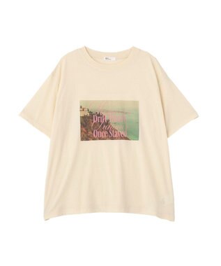 CRAFT STANDARD BOUTIQUE フォトプリントＴシャツ Ivory