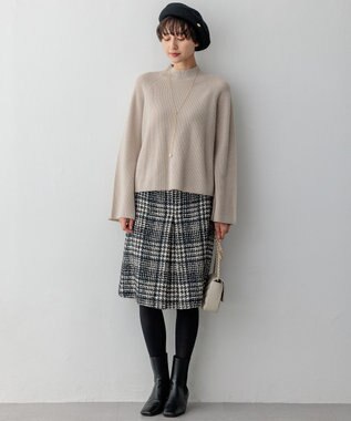 23区 ショート ヒール ブーツ ブラック系