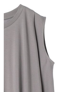 AMERICAN HOLIC 接触冷感バックフレアノースリーブプルオーバー Gray