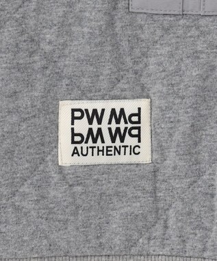 PW CIRCULUS 【裏地付き/防寒】【MEN】キルティングスエットプルオーバー グレー系