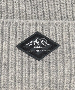 JOSEPH ABBOUD MOUNTAIN 【UNISEX】リサイクルウール ニットキャップ ライトグレー系