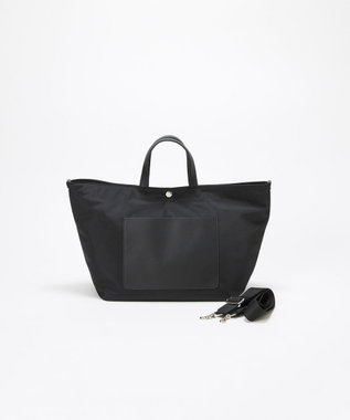 TOPKAPI 【Breath TOPKAPI sis】【WEB限定】ナイロン レザーポケット トートバッグ ショルダー付き A4 / 軽量 / CALM カーム