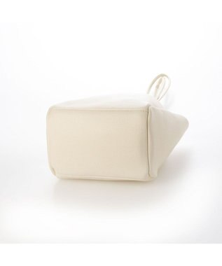 UNBILLION カシュカシュ cachecache / シュリンク合皮ワンハンドル手提げ アイボリー