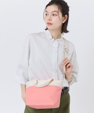 LeSportsac SMALL BUCKET TOTE/コーラルパンチ/メレンゲ