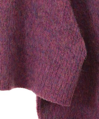 Green Parks ・ＥＬＥＮＣＡＲＥ　ＤＵＥ　ミックスシャギーニット Purple