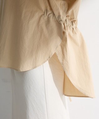 Green Parks スキッパーブラウス Beige