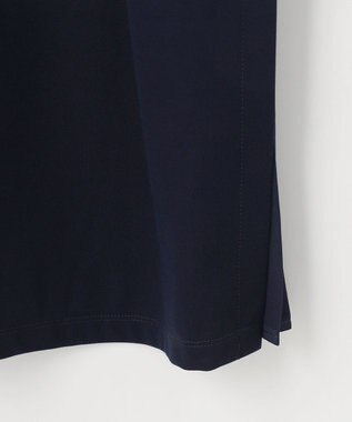 ANY SIS L プリーツ加工 ワンピース ネイビー