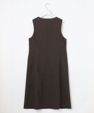 J.PRESS LADIES LANTECシャークスキン ジャンパースカート ブラウン系