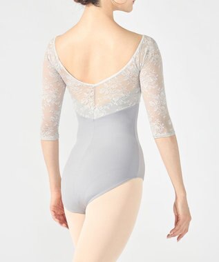 Chacott ６分袖レオタード グレー