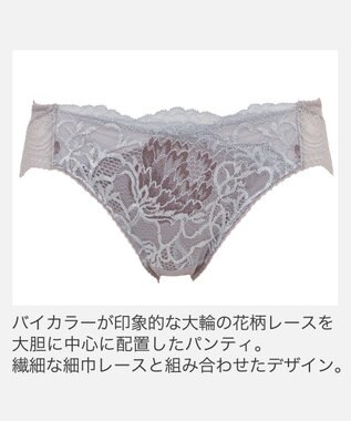 BRADELIS New York 【BRADELIS New York】ナオミスタイルパンティ25A1 ブラデリス ショーツ モーヴグレー