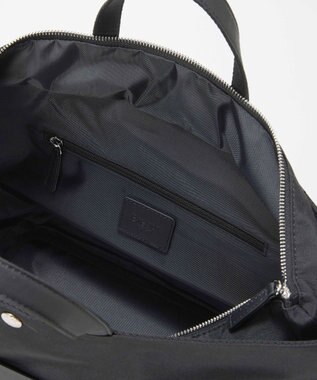 TOPKAPI 【Breath TOPKAPI sis】【WEB限定】ナイロン レザーポケット トートバッグ ショルダー付き A4 / 軽量 / CALM カーム ブラック