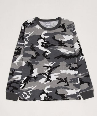 WEGO 【ユニセックス着用ITEM】ワッフルロゴT（長袖） 柄1