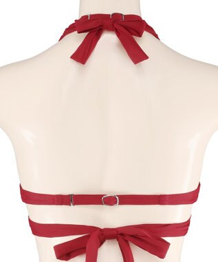 San-ai Resort（三愛水着楽園） ナチュラルだけどしっかり盛れる【ナチュラルアップブラ】　ノンワイヤービキニ　9M　【San-ai Resort（サンアイリゾート）】 レッド