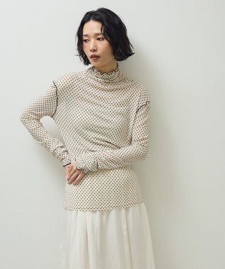 Green Parks ・ＡＮＤＳＥＡＲＣＨ　ドットチュールハイネック Ivory