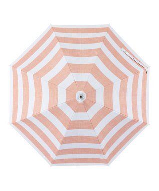 MOONBAT 断熱パラソル 二階建て 晴雨兼用 テクスチャーボーダー 日傘 遮熱 遮光 UV オレンジ