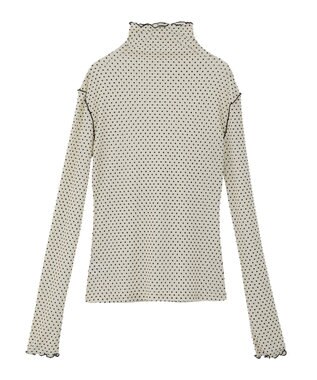 Green Parks ・ＡＮＤＳＥＡＲＣＨ　ドットチュールハイネック Ivory