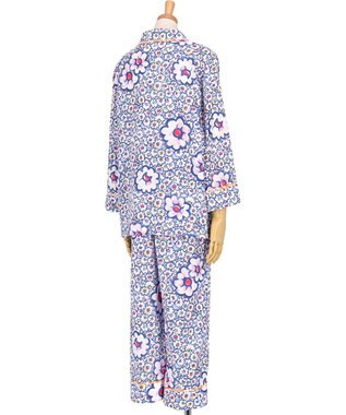 tsumori chisato SLEEP ツモリチサト パジャマ 9分袖 長袖 9分丈 綿100%(本体) 楊柳素材 レディース UDT243 /ワコール ブルー
