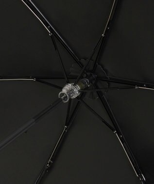 MOONBAT 【WEB限定/ 遮光率100％/遮熱/UV】POLO RALPH LAUREN（ポロ ラルフローレン）晴雨兼用日傘 ワンポイント ポロポニー ストライプ 折りたたみ傘 ベージュ