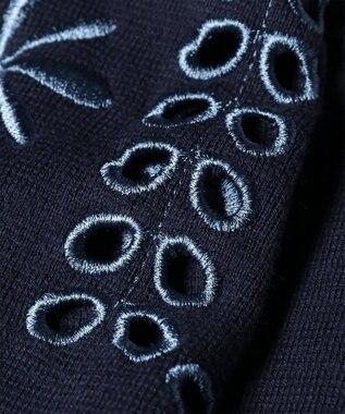 Paul Smith ハンドクラフトエンブロイダリー ニット トラウザーズ ネイビー