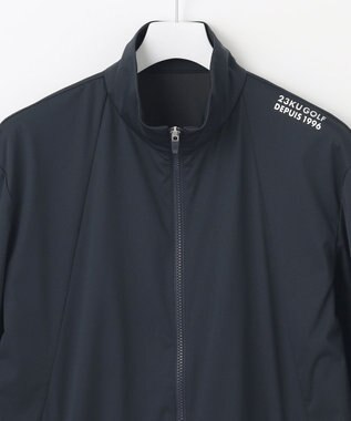 23区GOLF 【MEN】【撥水/防風/ストレッチ】悪天候の日にも活躍するストレッチ性抜群のエアリージャージーブルゾン ネイビー系