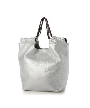 UNBILLION perche 牛革ソフト3wayコードハンドルバッグ シルバー