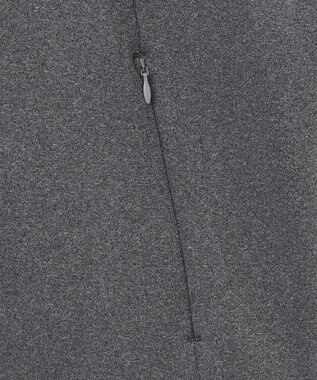 PW CIRCULUS 【MEN】【洗える/吸汗速乾/ストレッチ】ダンボール ロゴ ジップアップ パーカー ライトグレー系