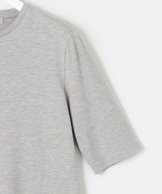 UNFILO 【汗ジミが目立たない/吸水速乾】マルチエフェクト　二の腕スッキリTシャツ グレー