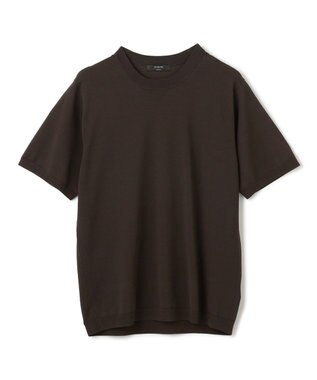 JOSEPH HOMME 【WEB限定カラーあり】【洗える/ストレッチ】リュクスレーヨン　クルーネック半袖ニット ダークブラウン系