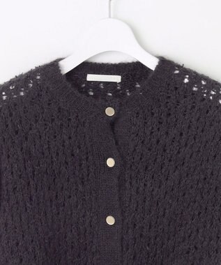 自由区 S 【カタログ掲載】テープヤーン カーディガン ダークグレー