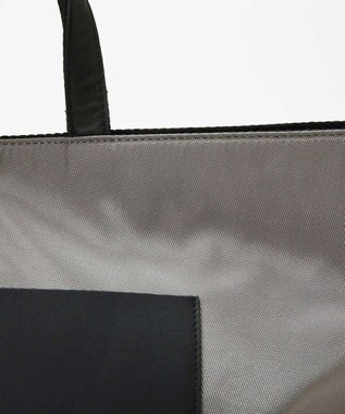 TOPKAPI 【Breath TOPKAPI sis】【WEB限定】ナイロン レザーポケット トートバッグ ショルダー付き A4 / 軽量 / CALM カーム グレー