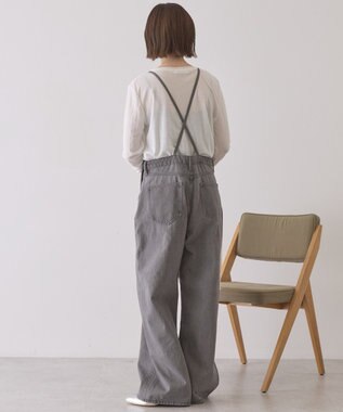 AMERICAN HOLIC デニムサロペット Gray