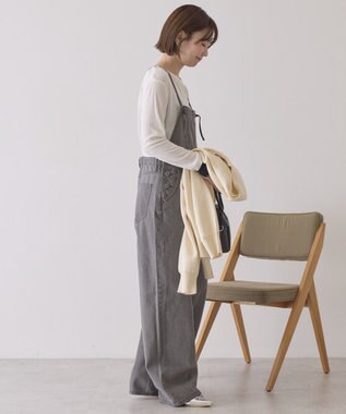 AMERICAN HOLIC デニムサロペット Gray